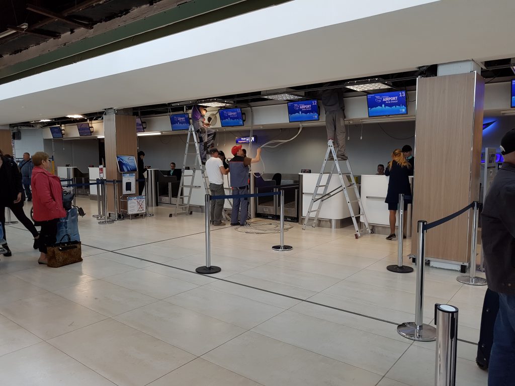 Lotnisko w Kiszyniowie - check-in w remoncie