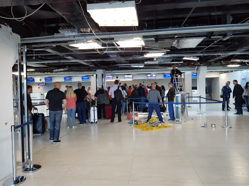Lotnisko w Kiszyniowie - check-in