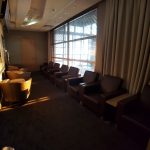 LOT Elite Club Lounge Warszawa - sala z widokiem na check-in
