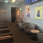 LOT Elite Club Lounge Warszawa - sala z widokiem na check-in