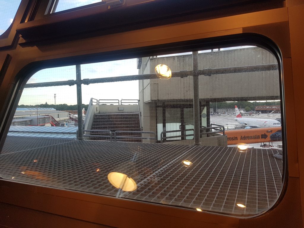 British Airways Terrace Lounge, Berlin Tegel - widok z okna