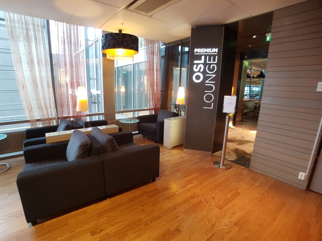 Salonik biznesowy OSL Lounge, Oslo - miejsca do siedzenia