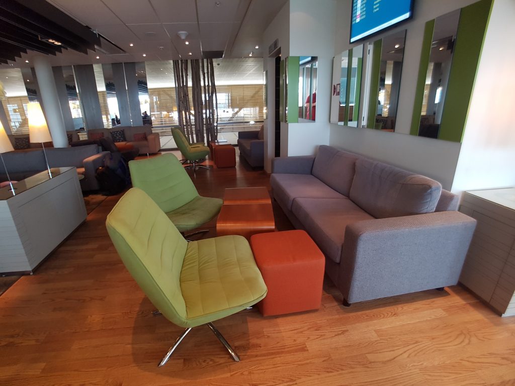 Salonik biznesowy OSL Lounge, Oslo - miejsca siedzące