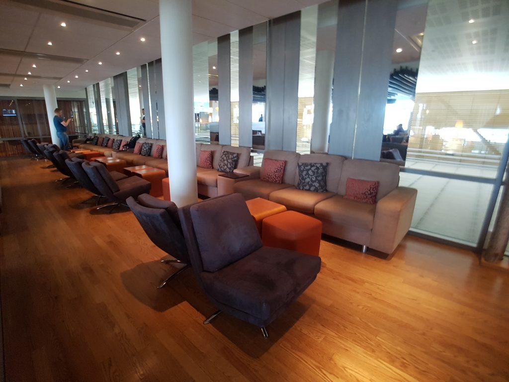 Salonik biznesowy OSL Lounge, Oslo - miejsca siedzące