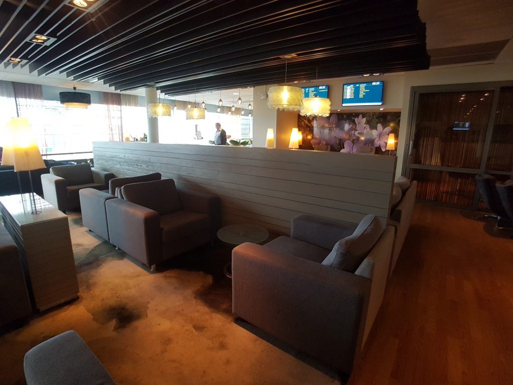 Salonik biznesowy OSL Lounge, Oslo - miejsca siedzące