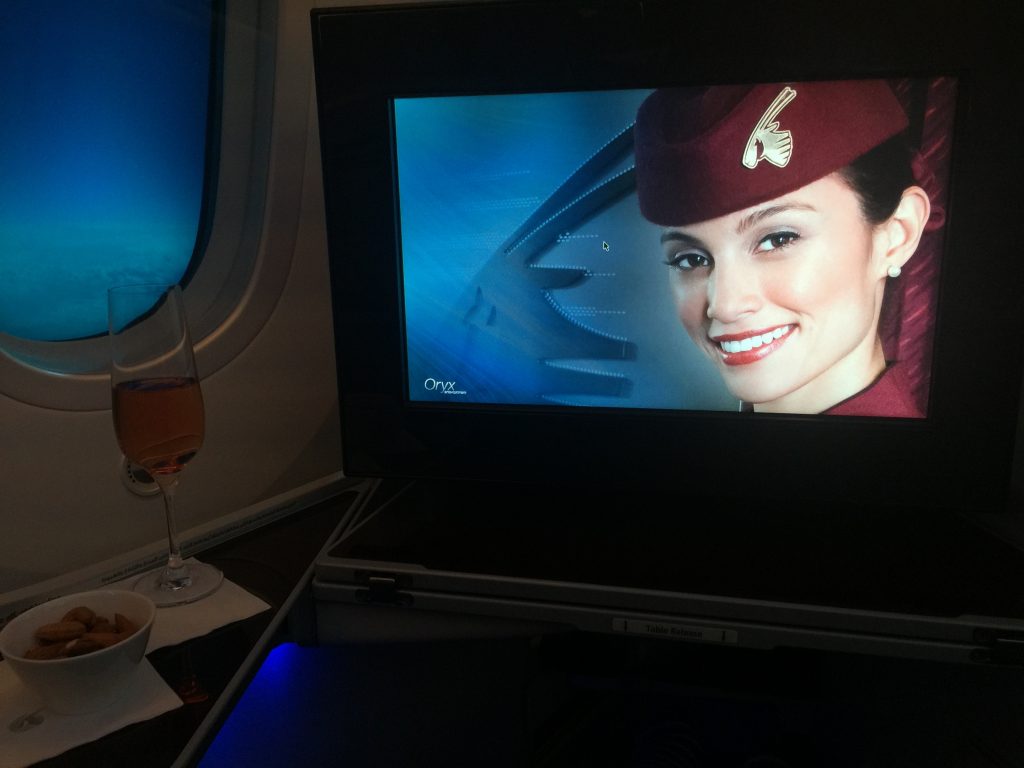 Klasa Biznes Qatar Airways B787 Dreamliner – serwis