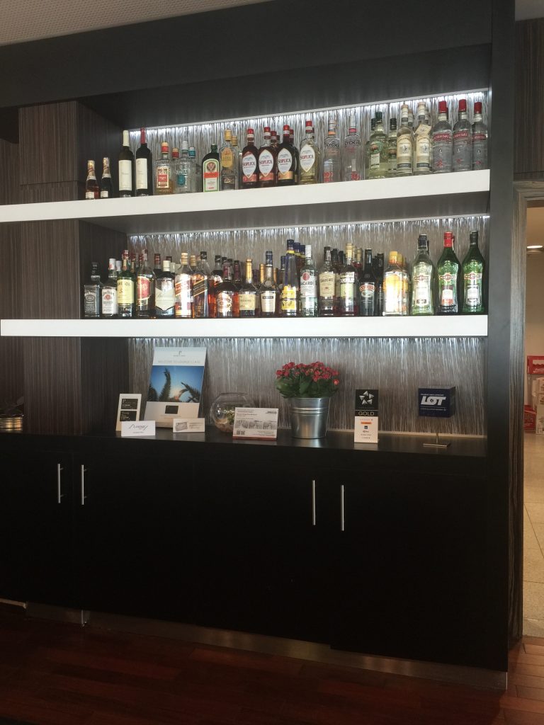 Salonik biznesowy Executive Lounge, Gdańsk - wybór alkoholi