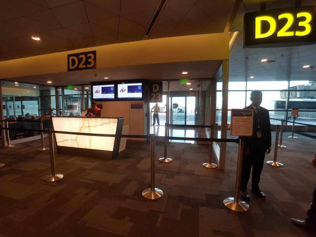 Klasa Biznes Qatar Airways B787 Dreamliner – boarding