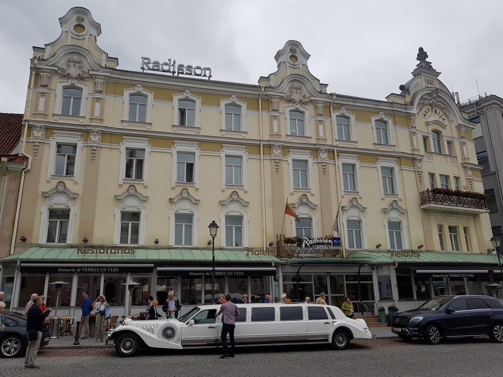 Radisson Blu Royal Astorija Hotel, Wilno - fasada 