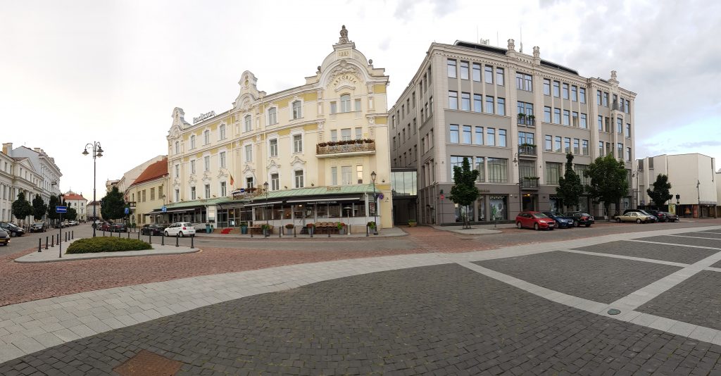 Radisson Blu Royal Astorija Hotel, Wilno - oba budynki, fasada