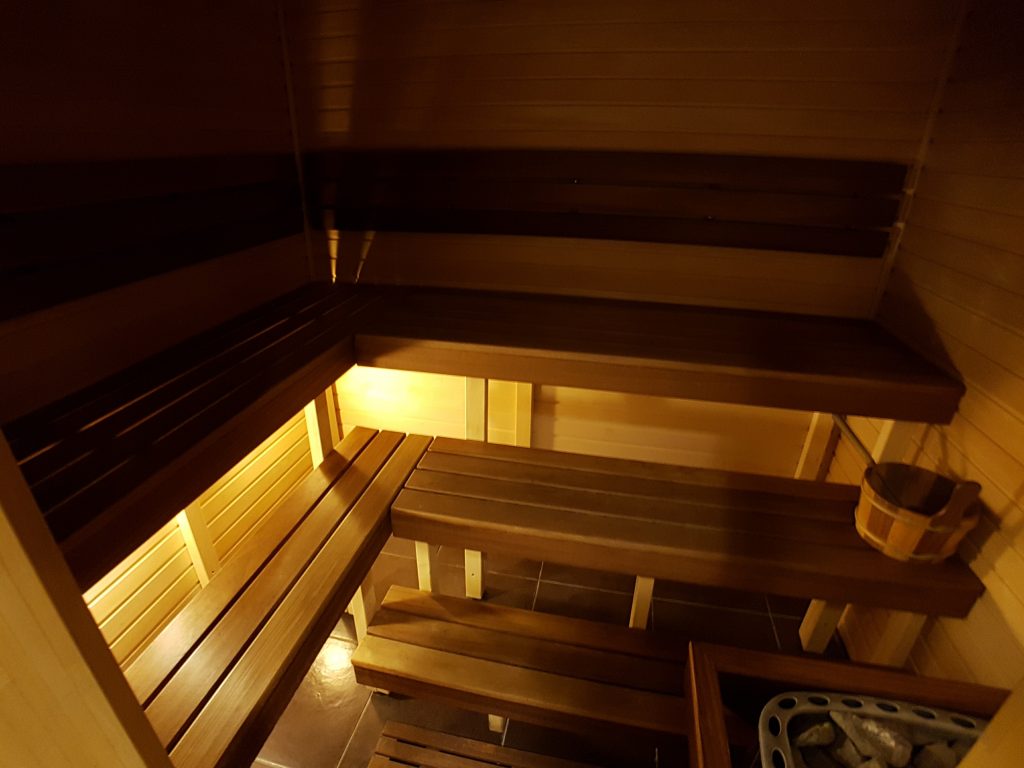 Radisson Blu Lietuva Hotel, Wilno – sauna w centrum fitnesu
